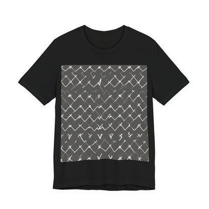 boostlete-am-crew-pattern-ekg-bold-0047 — Unisex Jersey Short Sleeve (B+C 3001)