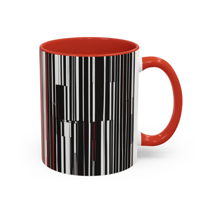 boostlete-am-crew-pattern-barcode-athletic-0911 — Accent Mug 11/15oz