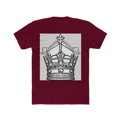 boostlete-quiet-power-icon-crown-outline-badge-0130 — Unisex Cotton Crew Tee (NL 3600)