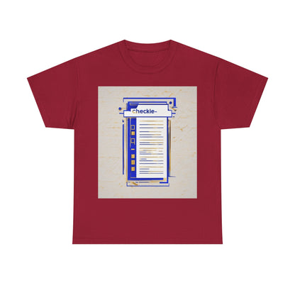boostlete-am-crew-icon-checklist-glitch-badge-0018 — Unisex Heavy Cotton Tee (Gildan 5000)