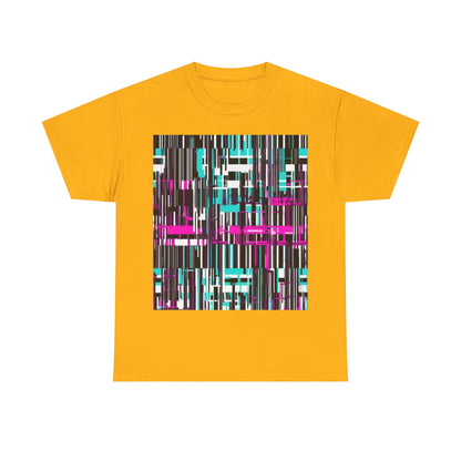 boostlete-am-crew-pattern-barcode-bold-0023 — Unisex Heavy Cotton Tee (Gildan 5000)
