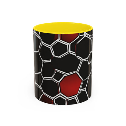 boostlete-quiet-power-pattern-hex-vector-0039 — Accent Mug 11/15oz