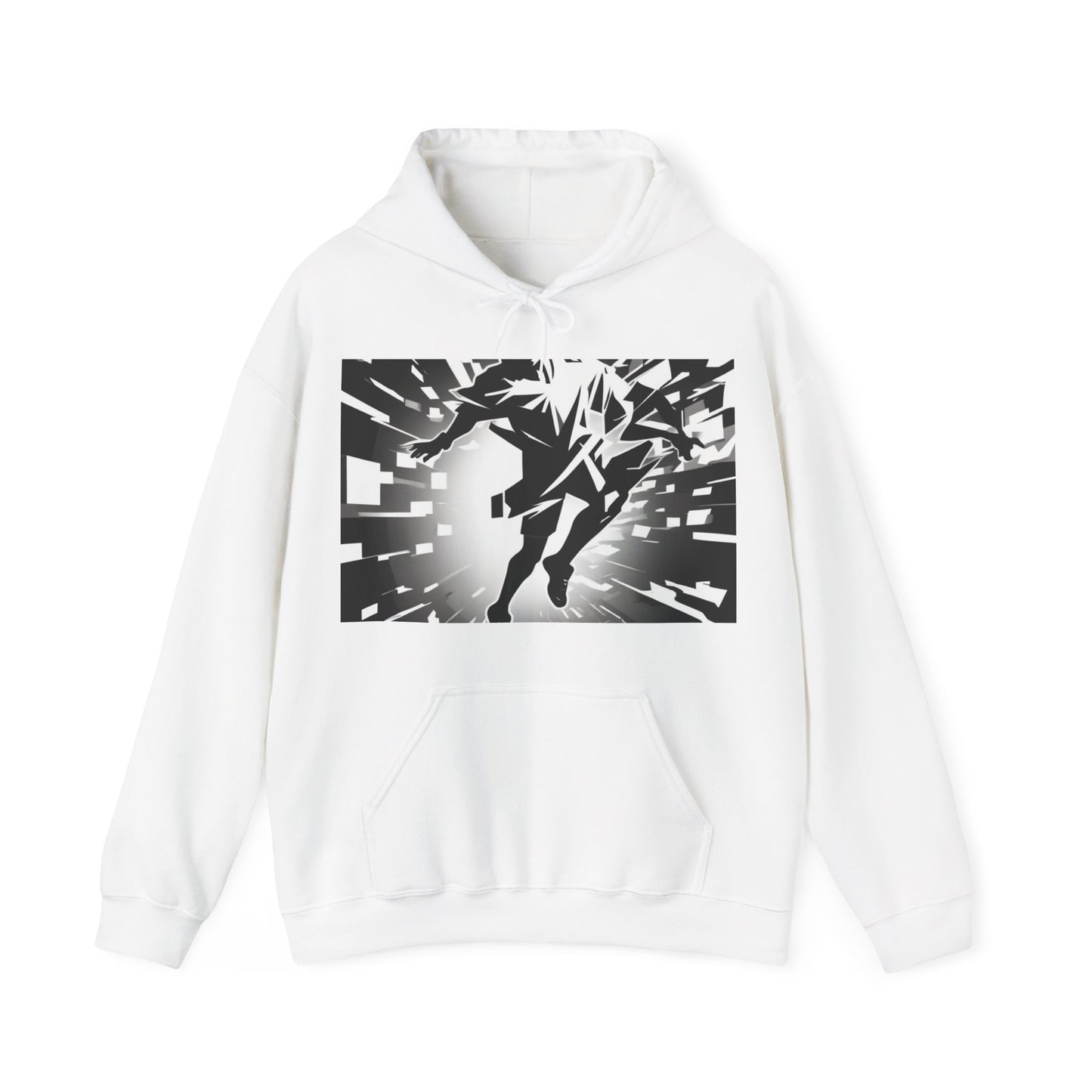 boostlete-am-crew-scene-sprinter-high-modern-0312 — Unisex Heavy Blend Hooded Sweatshirt (Gildan)