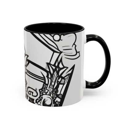 boostlete-quiet-power-icon-crown-outline-badge-0130 — Accent Mug 11oz/15oz