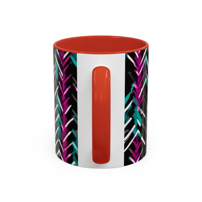 boostlete-recovery-progress-pattern-chevron-retro-0243 — Accent Mug 11/15oz