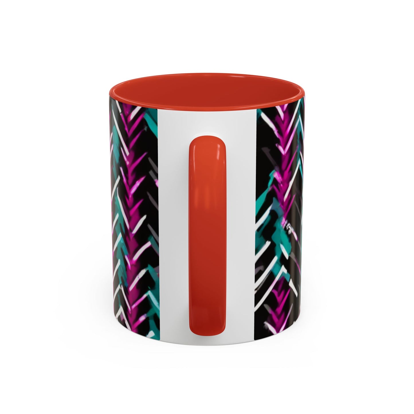 boostlete-recovery-progress-pattern-chevron-retro-0243 — Accent Mug 11/15oz