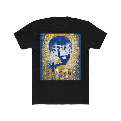 boostlete-field-day-icon-swimmer-halftone-paper-0246 — Unisex Cotton Crew Tee (NL 3600)