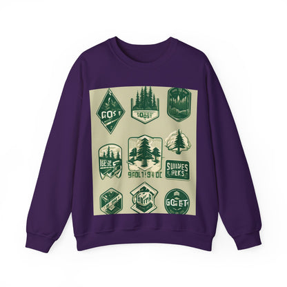 boostlete-mile-by-mile-type-go-get-one-micro-isometric-0441 — Unisex Heavy Blend Crewneck (G18000)