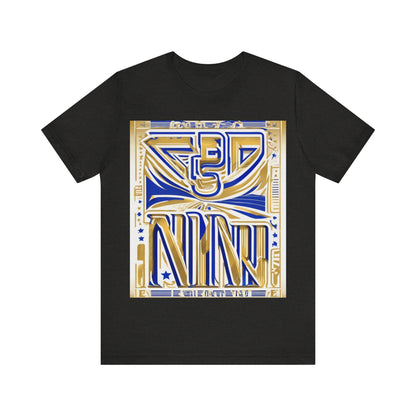 boostlete-boost-mode-type-earned-not-given-outline-over-solid-line-art-0005 — Unisex Jersey Short Sleeve (B+C 3001)