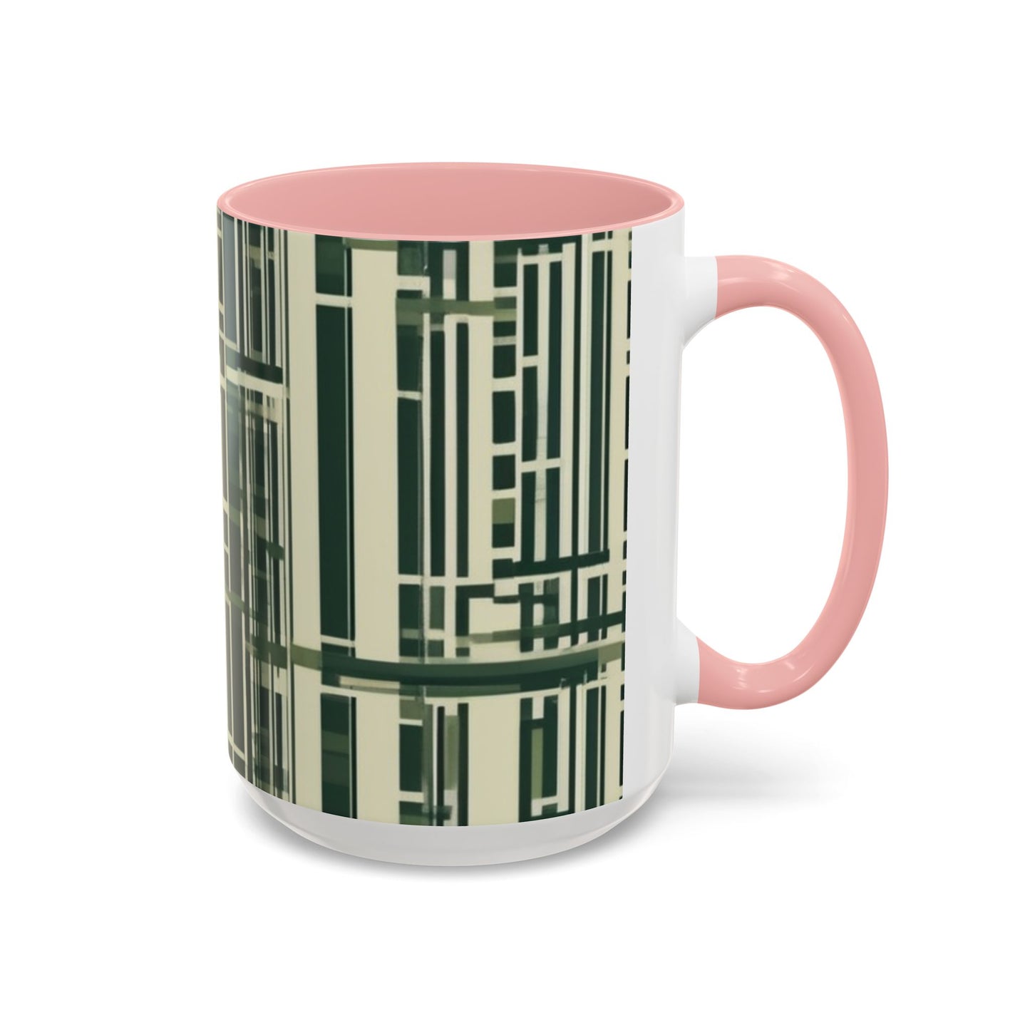 boostlete-quiet-power-pattern-barcode-blueprint-0167 — Accent Mug 11/15oz