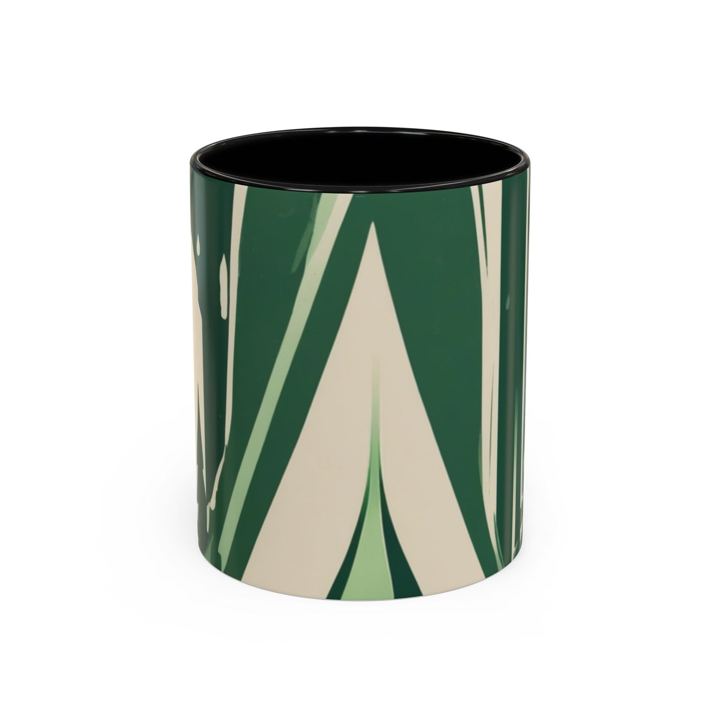 boostlete-quiet-power-icon-water-glitch-retro-0186 — Accent Mug 11oz/15oz