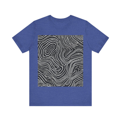 boostlete-field-day-pattern-topographic-badge-0307 — Unisex Jersey Short Sleeve (B+C 3001)