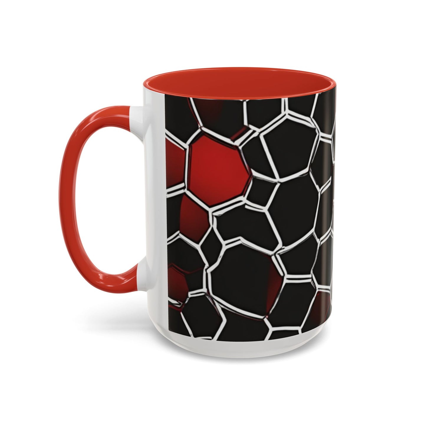 boostlete-quiet-power-pattern-hex-vector-0039 — Accent Mug 11/15oz