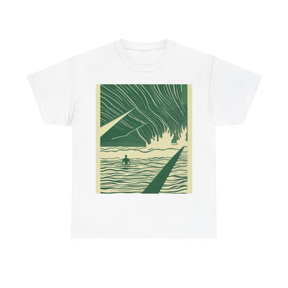 boostlete-mile-by-mile-icon-swimmer-motion-isometric-0078 — Unisex Heavy Cotton Tee (Gildan 5000)