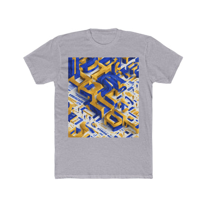 boostlete-iron-intent-type-one-more-rep-arc-isometric-0069 — Unisex Cotton Crew Tee (NL 3600)