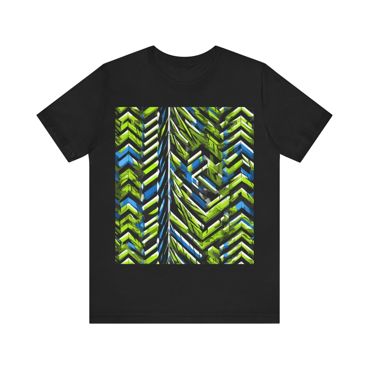 boostlete-rise-grind-pattern-chevron-isometric-0195 — Unisex Jersey Short Sleeve (B+C 3001)