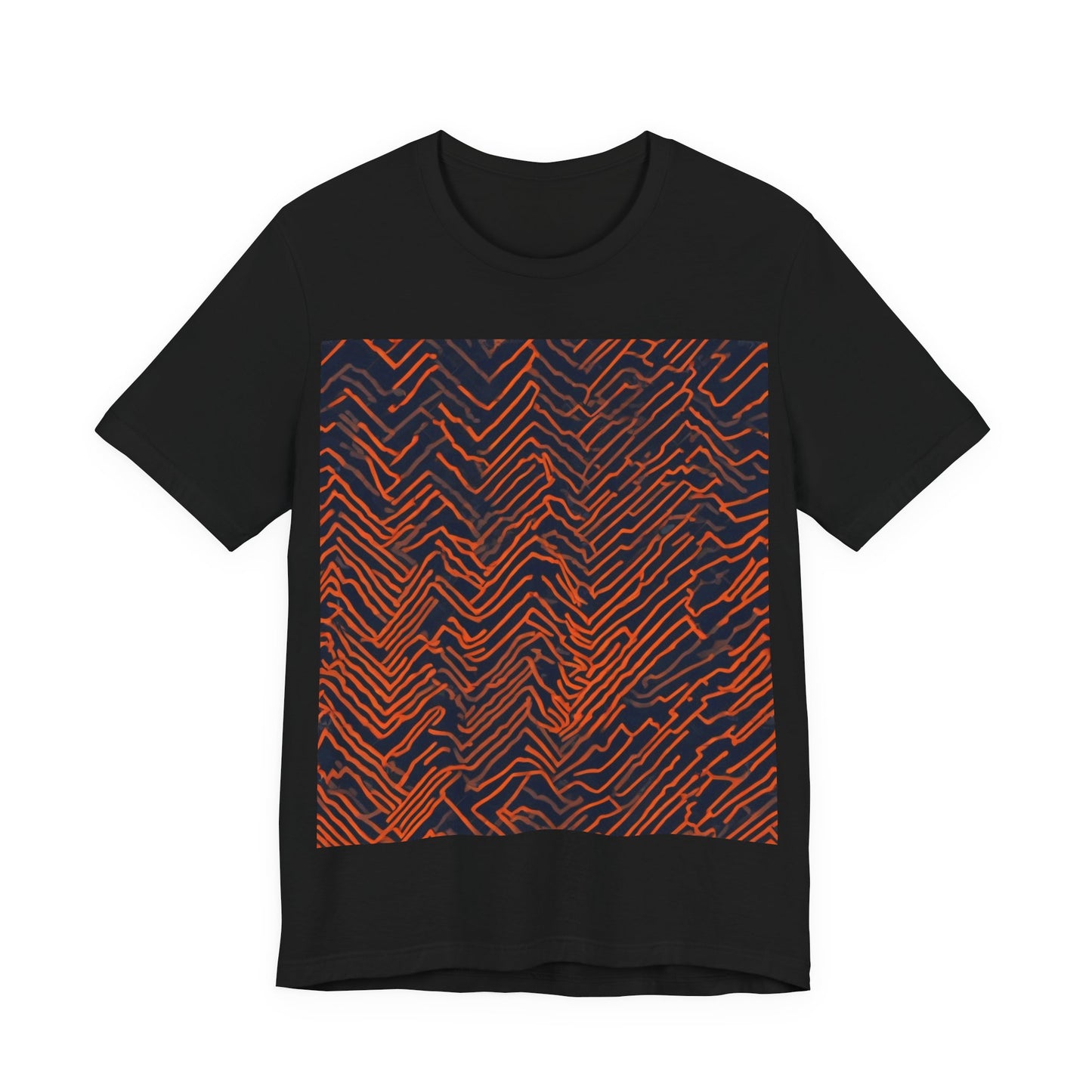 boostlete-field-day-pattern-ekg-modern-0087 — Unisex Jersey Short Sleeve (B+C 3001)