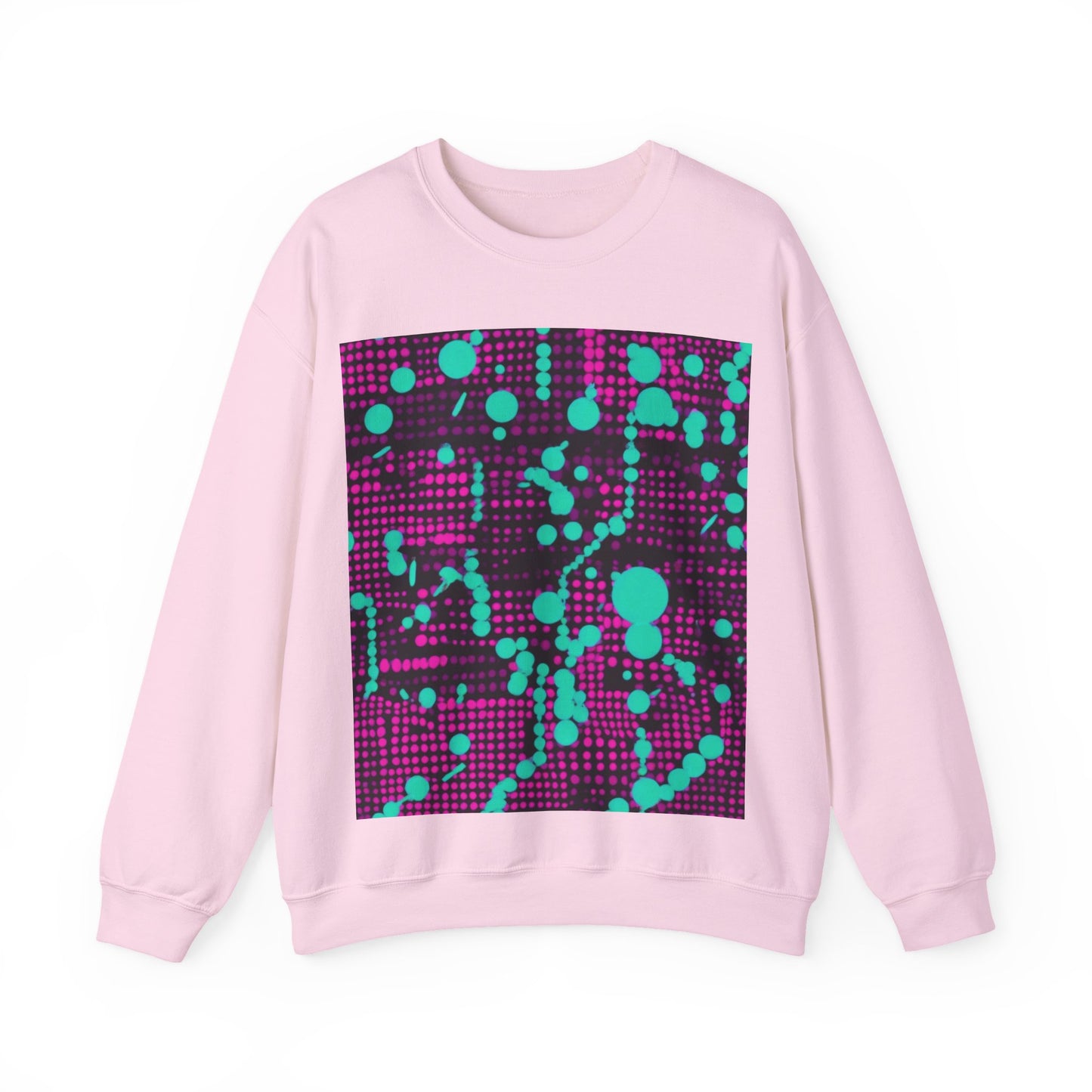 boostlete-pr-season-pattern-dotted-retro-0891 — Unisex Heavy Blend Crewneck (G18000)