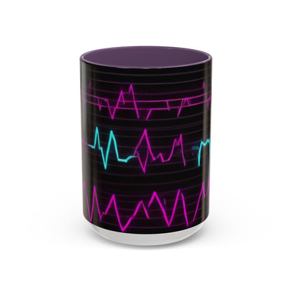 boostlete-boost-mode-pattern-ekg-modern-0111 — Accent Mug 11oz/15oz