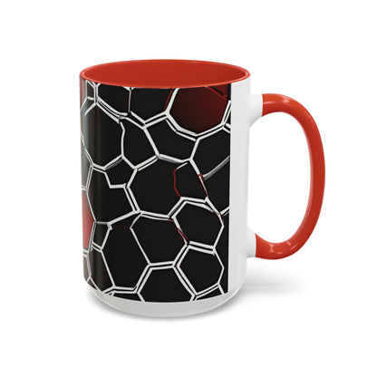 boostlete-quiet-power-pattern-hex-vector-0039 — Accent Mug 11/15oz