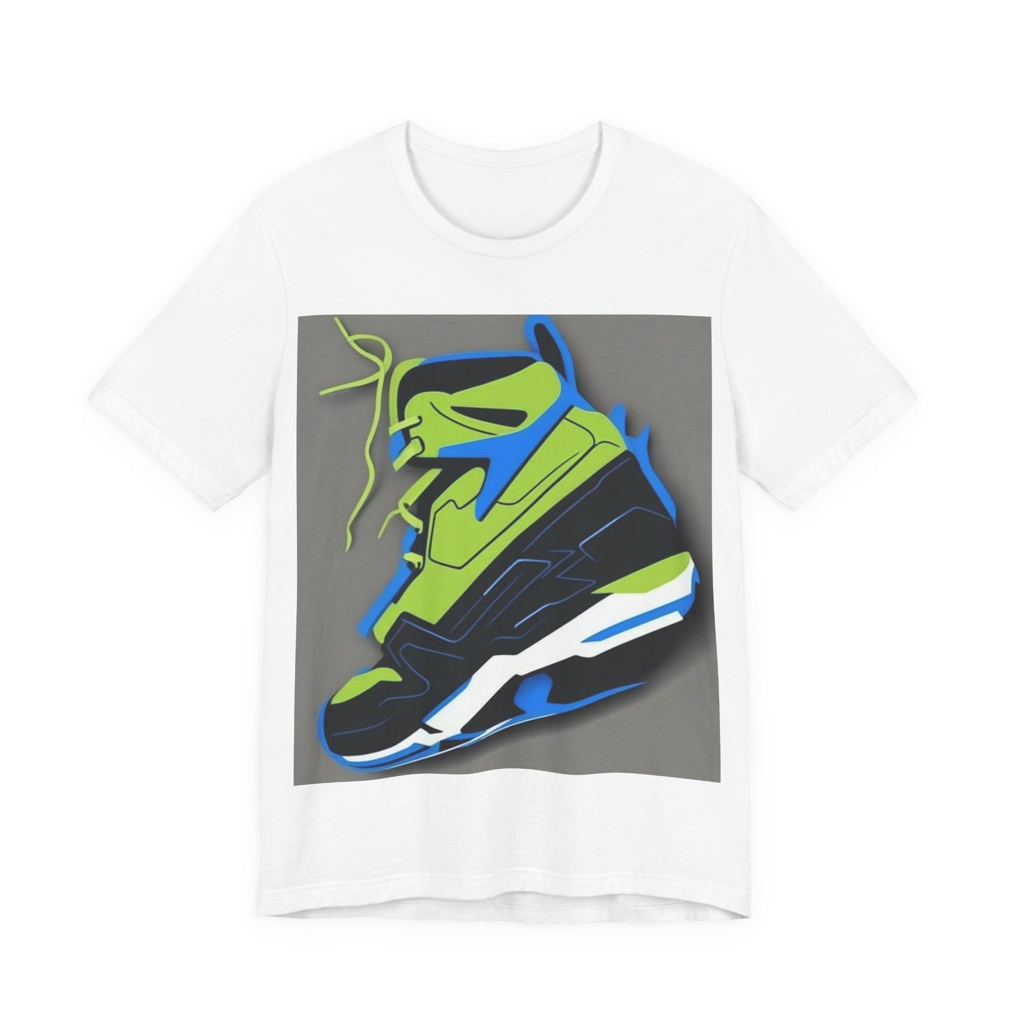 boostlete-quiet-power-icon-sneaker-duotone-paper-0066 — Unisex Jersey Short Sleeve (B+C 3001)