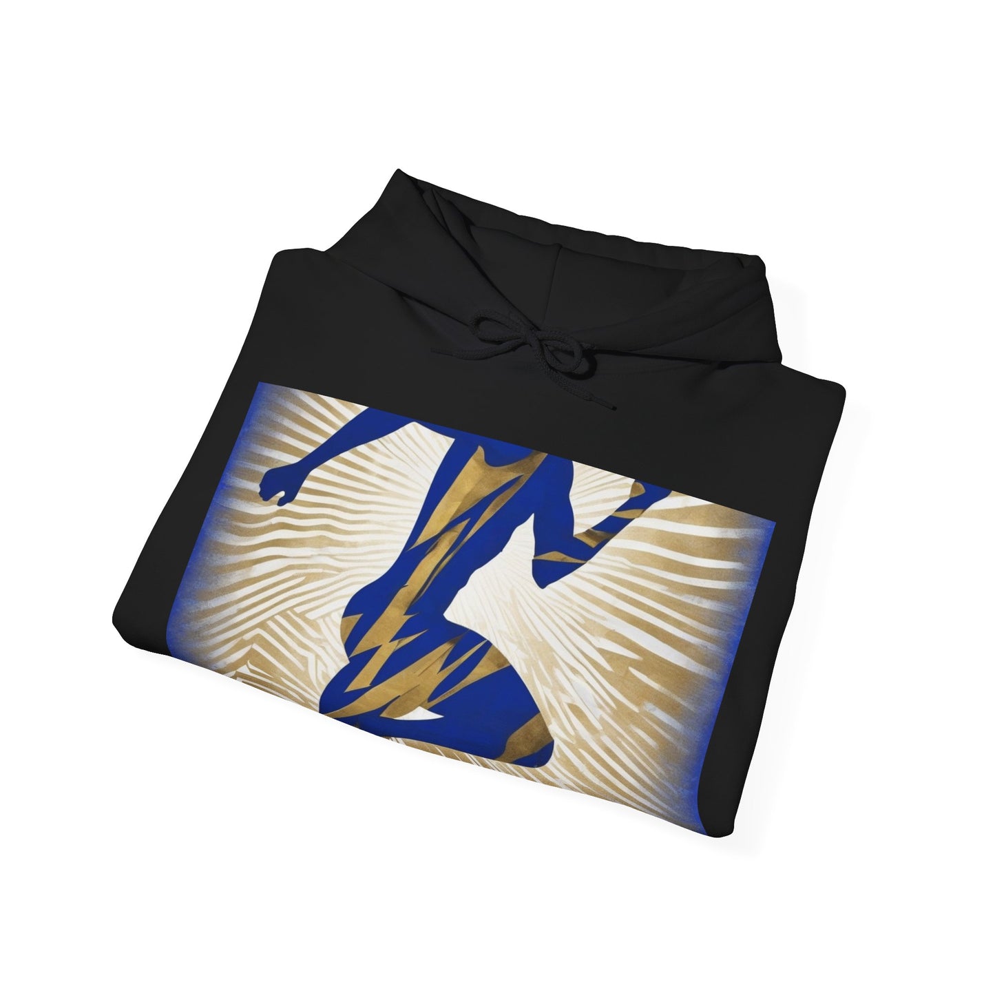 boostlete-field-day-scene-sprinter-motion-paper-0496 — Unisex Heavy Blend Hooded Sweatshirt (Gildan)