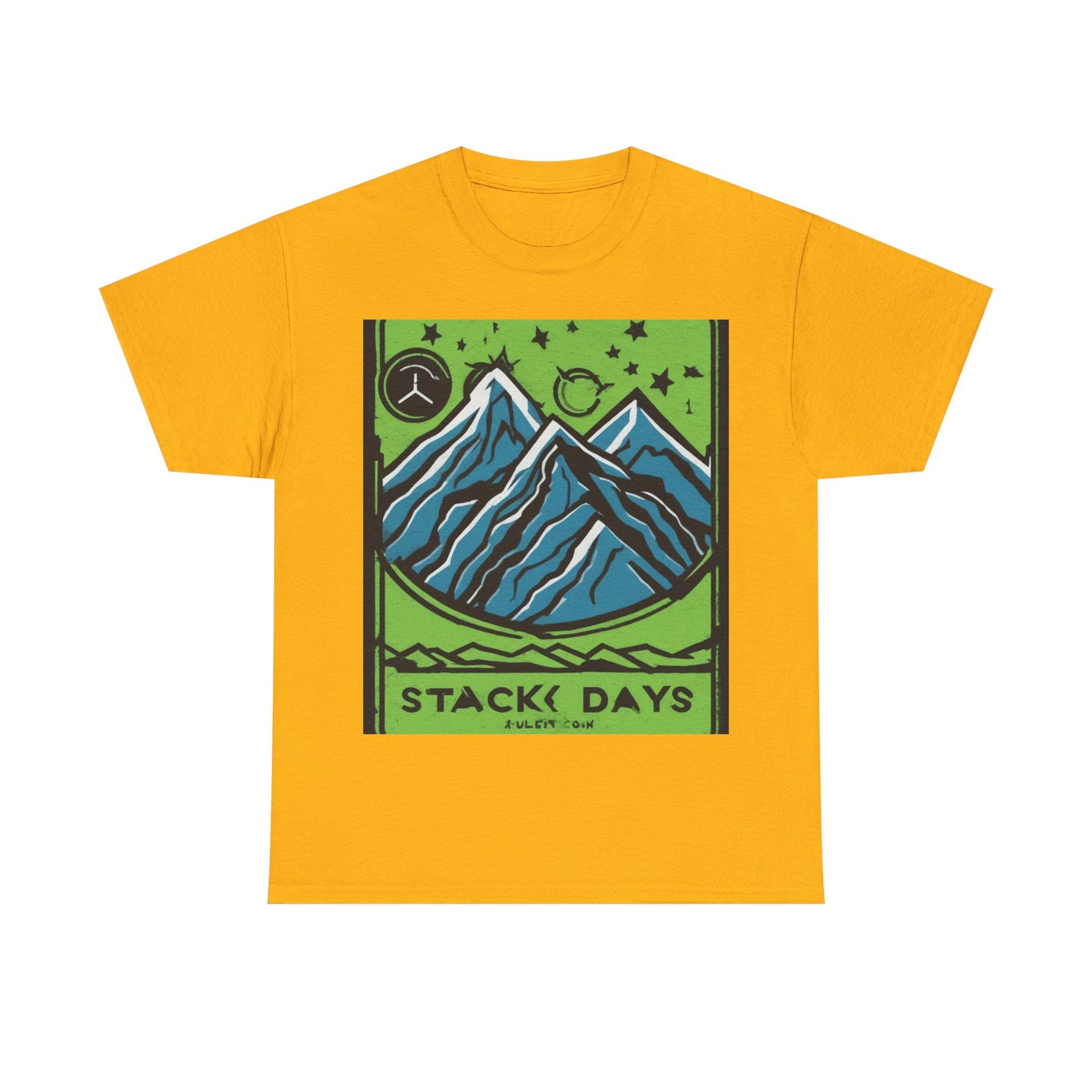 boostlete-pr-season-icon-mountain-grainy-badge-0154 — Unisex Heavy Cotton Tee (Gildan 5000)