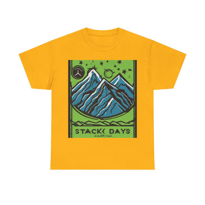 boostlete-pr-season-icon-mountain-grainy-badge-0154 — Unisex Heavy Cotton Tee (Gildan 5000)