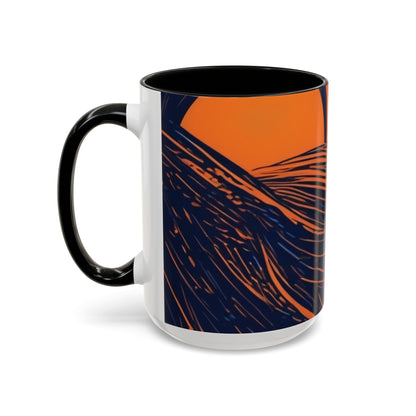 boostlete-rise-grind-icon-sunrise-speed-line-art-0202 — Accent Mug 11oz/15oz