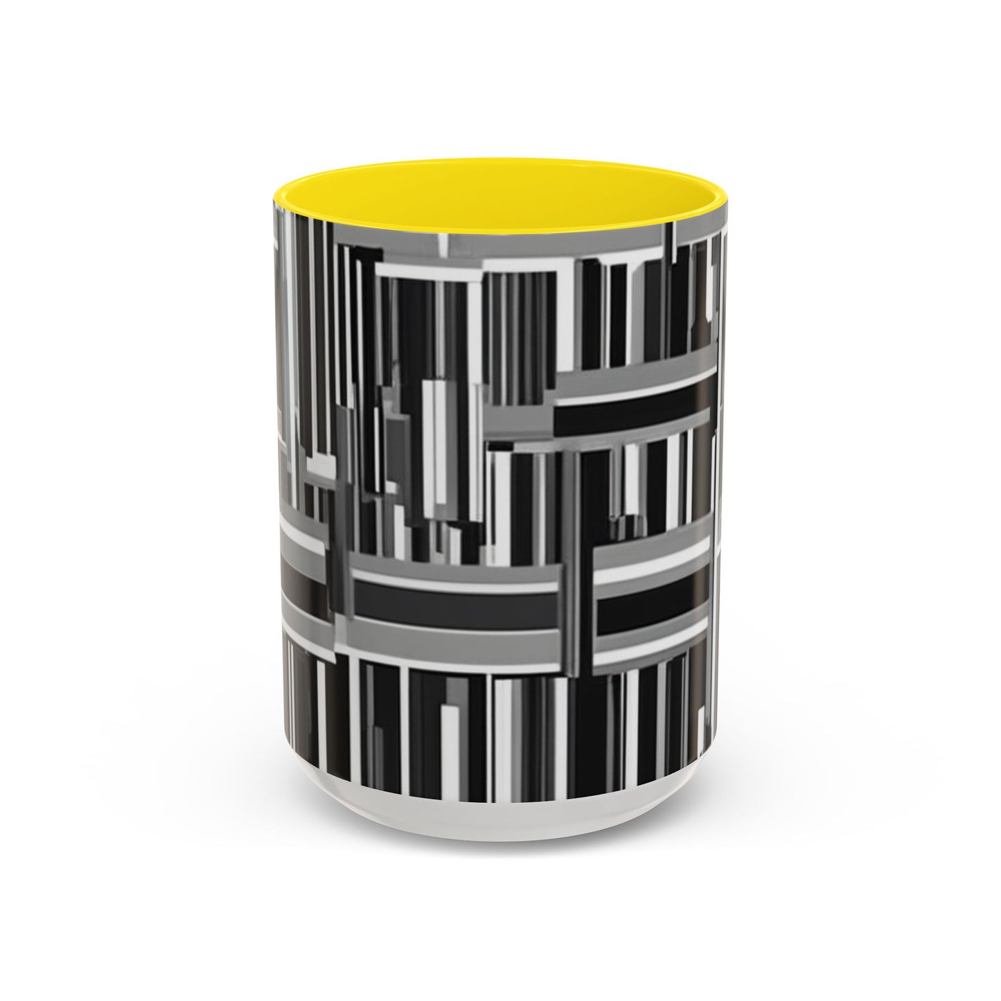 boostlete-recovery-progress-pattern-barcode-isometric-1023 — Accent Mug 11/15oz