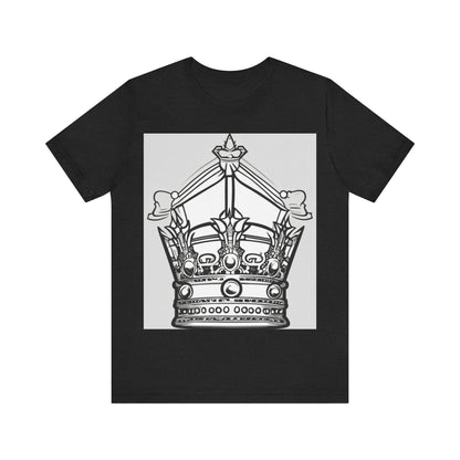boostlete-quiet-power-icon-crown-outline-badge-0130 — Unisex Jersey Short Sleeve (B+C 3001)