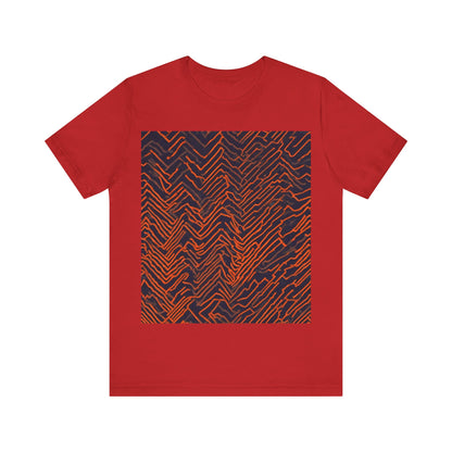 boostlete-field-day-pattern-ekg-modern-0087 — Unisex Jersey Short Sleeve (B+C 3001)