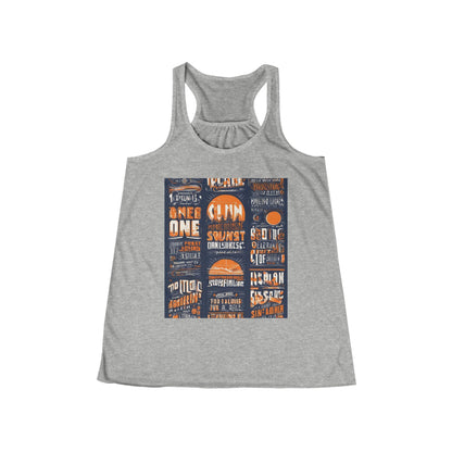 boostlete-pr-season-type-one-more-split-monoline-0033 — Women's Flowy Racerback Tank (B+C 8800)