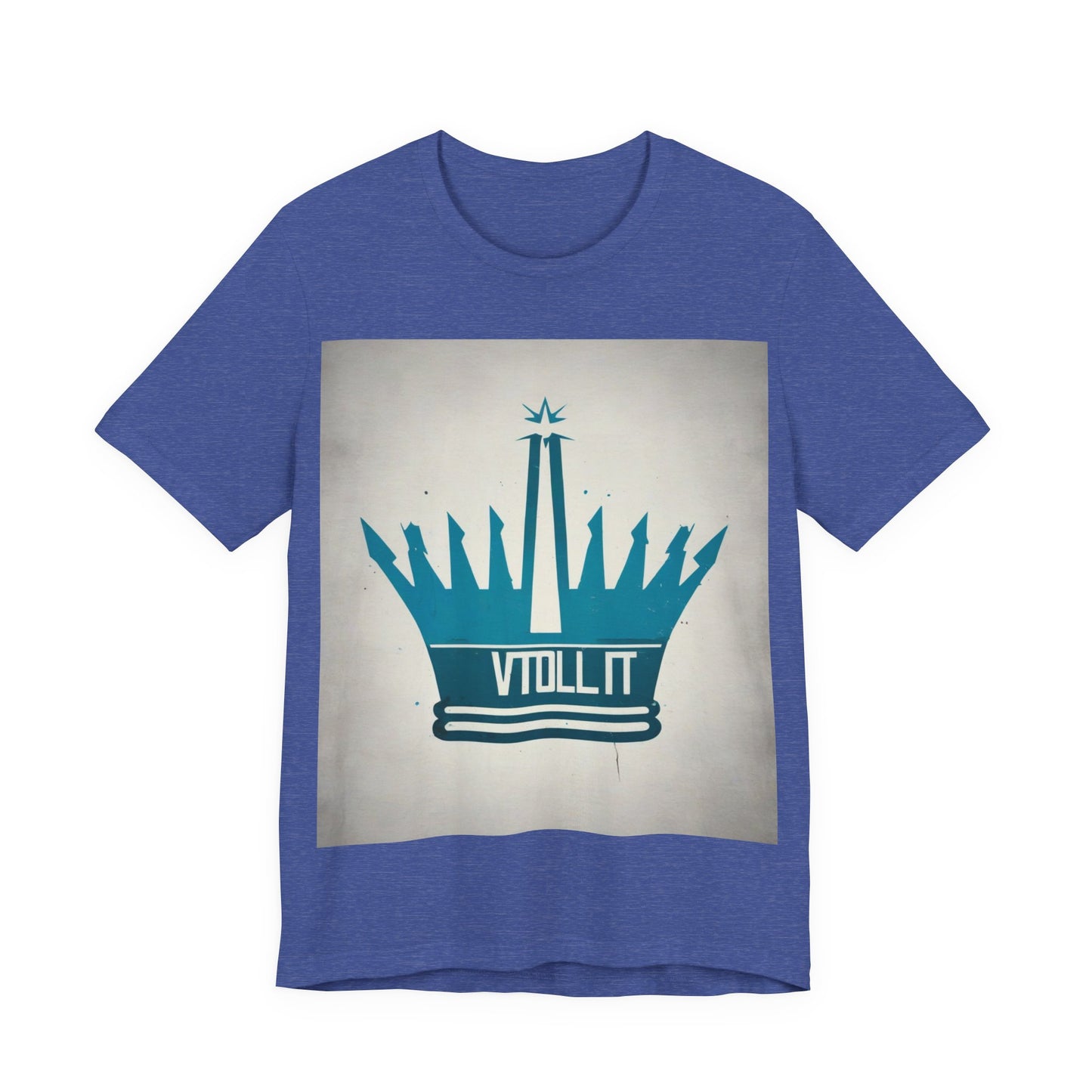 boostlete-am-crew-icon-crown-matte-industrial-0058 — Unisex Jersey Short Sleeve (B+C 3001)