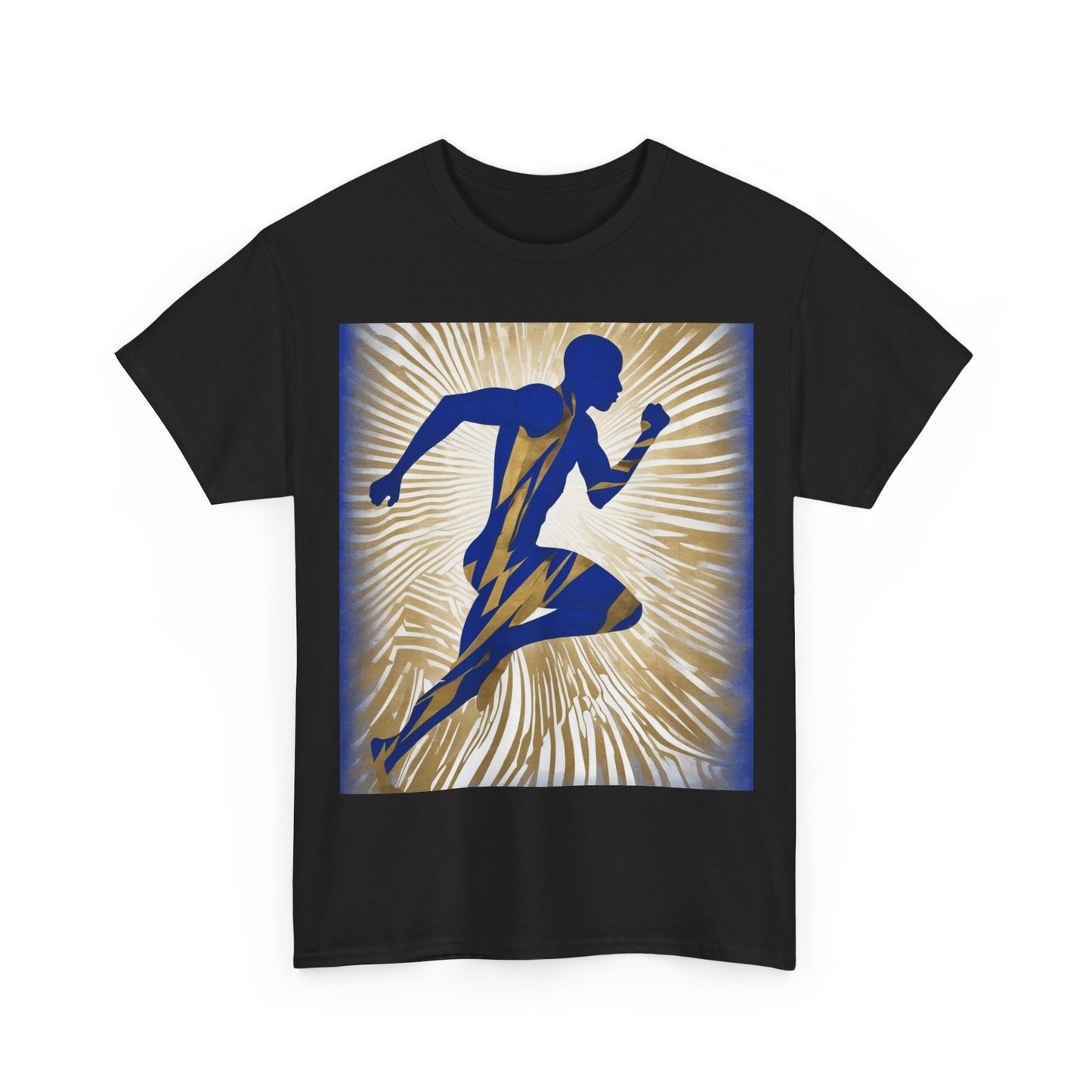 boostlete-field-day-scene-sprinter-motion-paper-0496 — Unisex Heavy Cotton Tee (Gildan 5000)