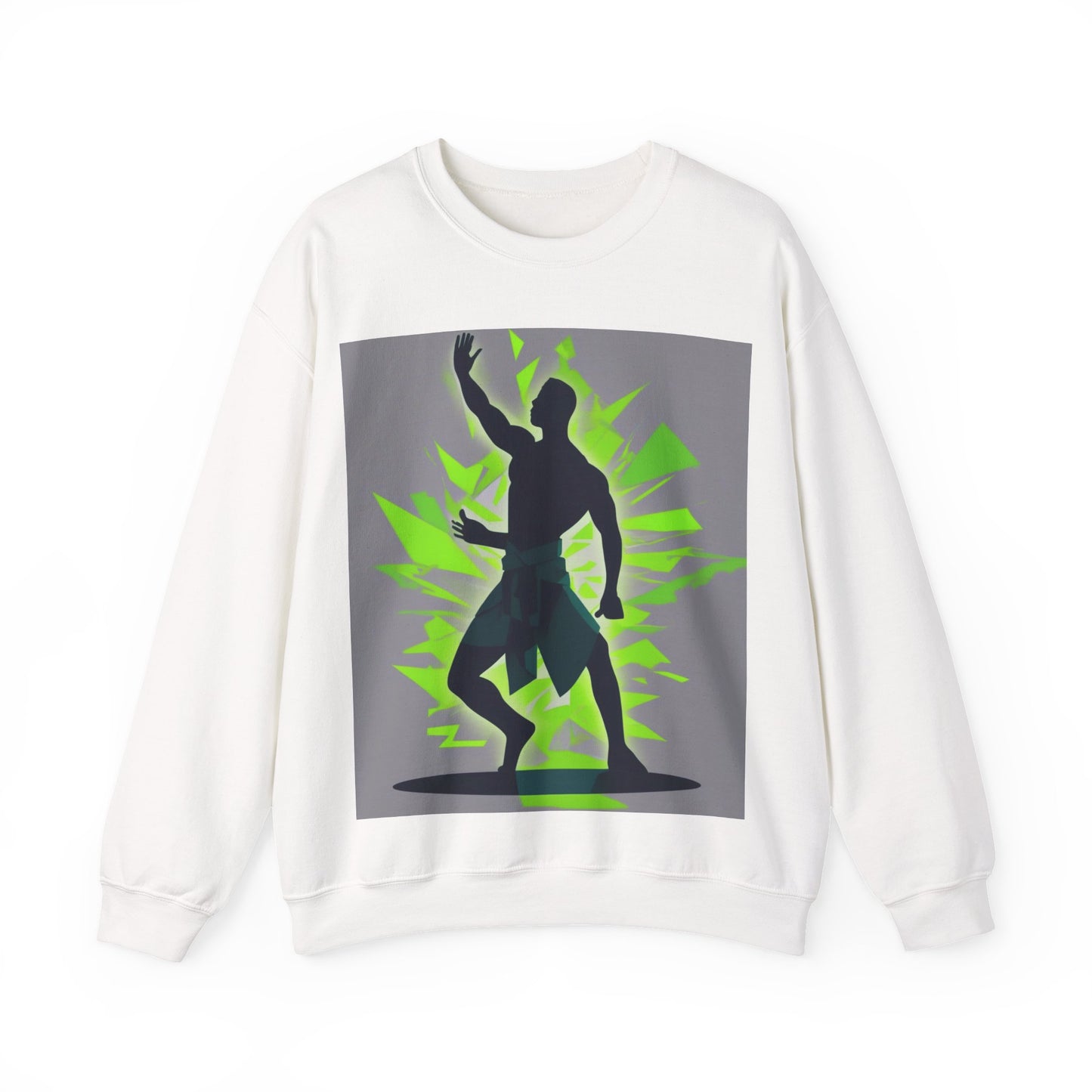 boostlete-mile-by-mile-scene-yogi-offset-isometric-0972 — Unisex Heavy Blend Crewneck (G18000)