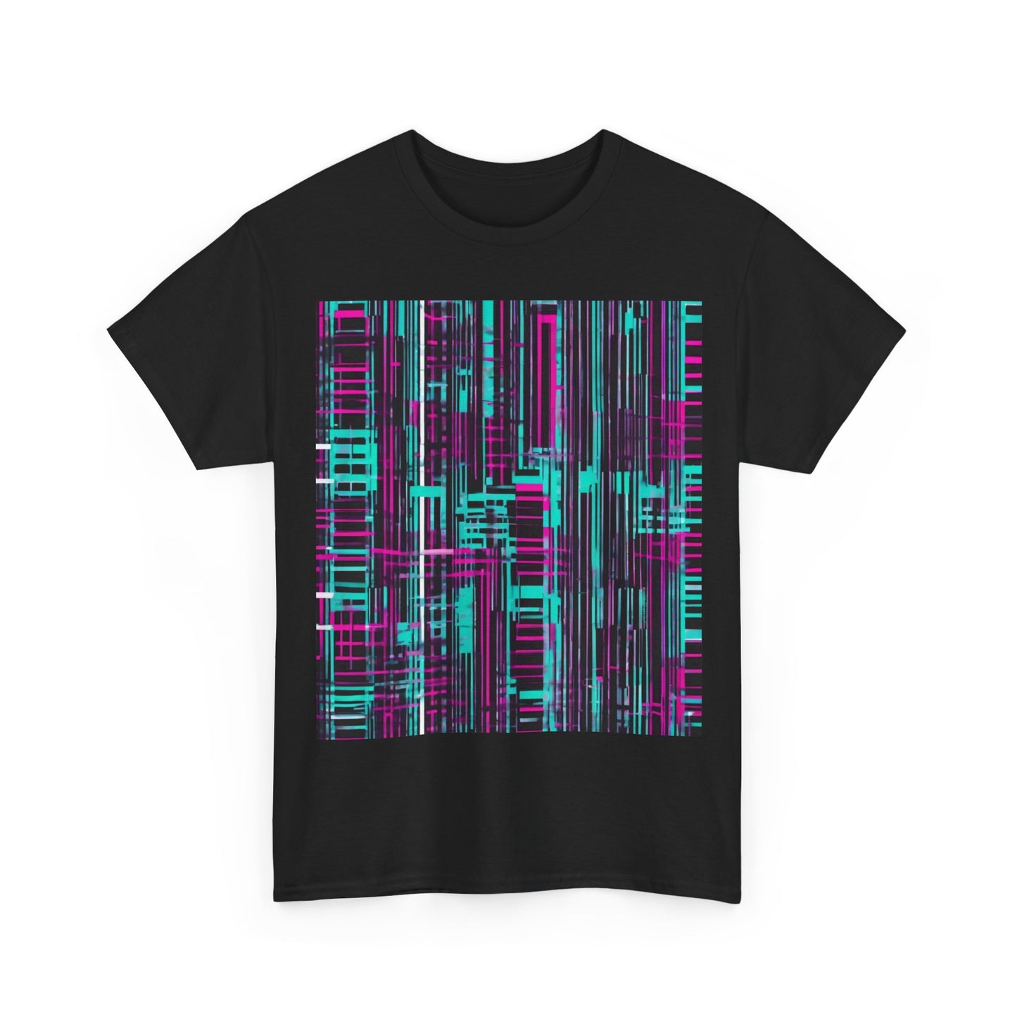 boostlete-field-day-pattern-barcode-retro-0275 — Unisex Heavy Cotton Tee (Gildan 5000)