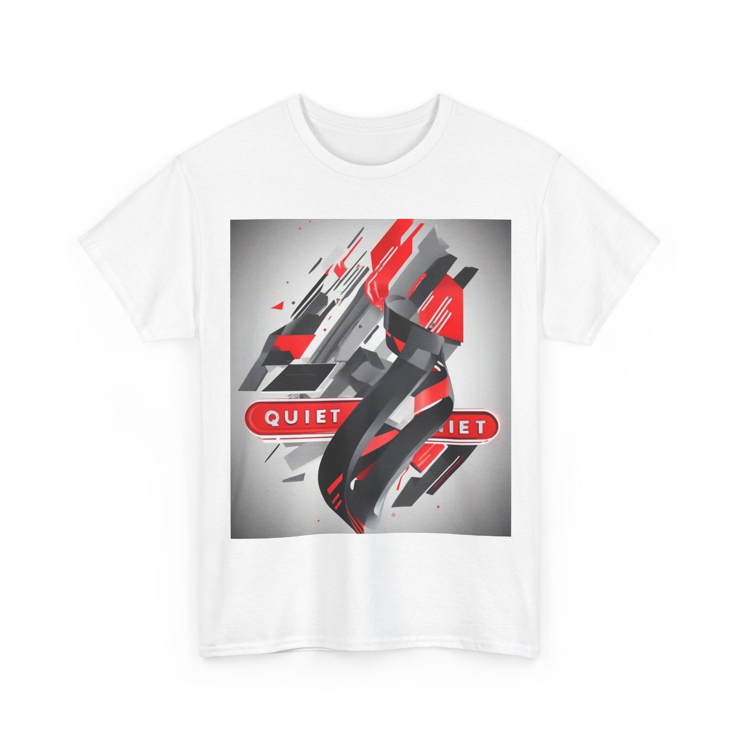 boostlete-field-day-type-power-in-quiet-banner-modern-0085 — Unisex Heavy Cotton Tee (Gildan 5000)