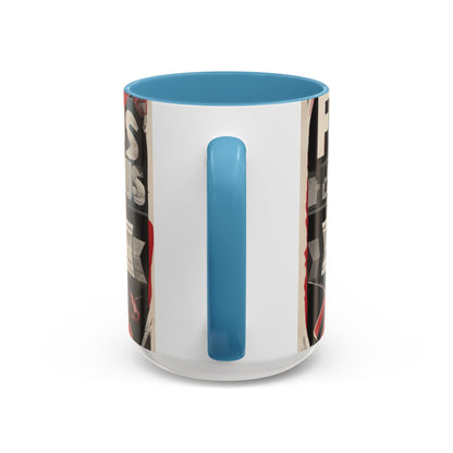 boostlete-mile-by-mile-type-focus-over-feelings-split-retro-0841 — Accent Mug 11/15oz
