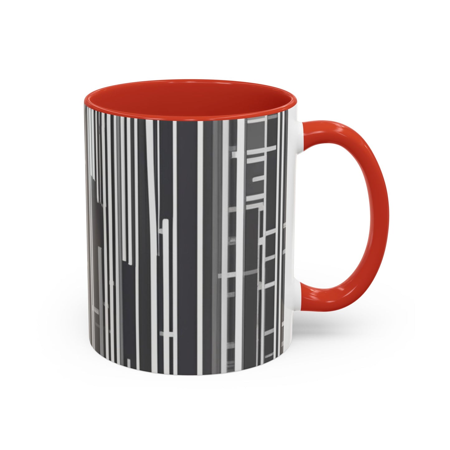 boostlete-boost-mode-pattern-barcode-blueprint-0463 — Accent Mug 11/15oz