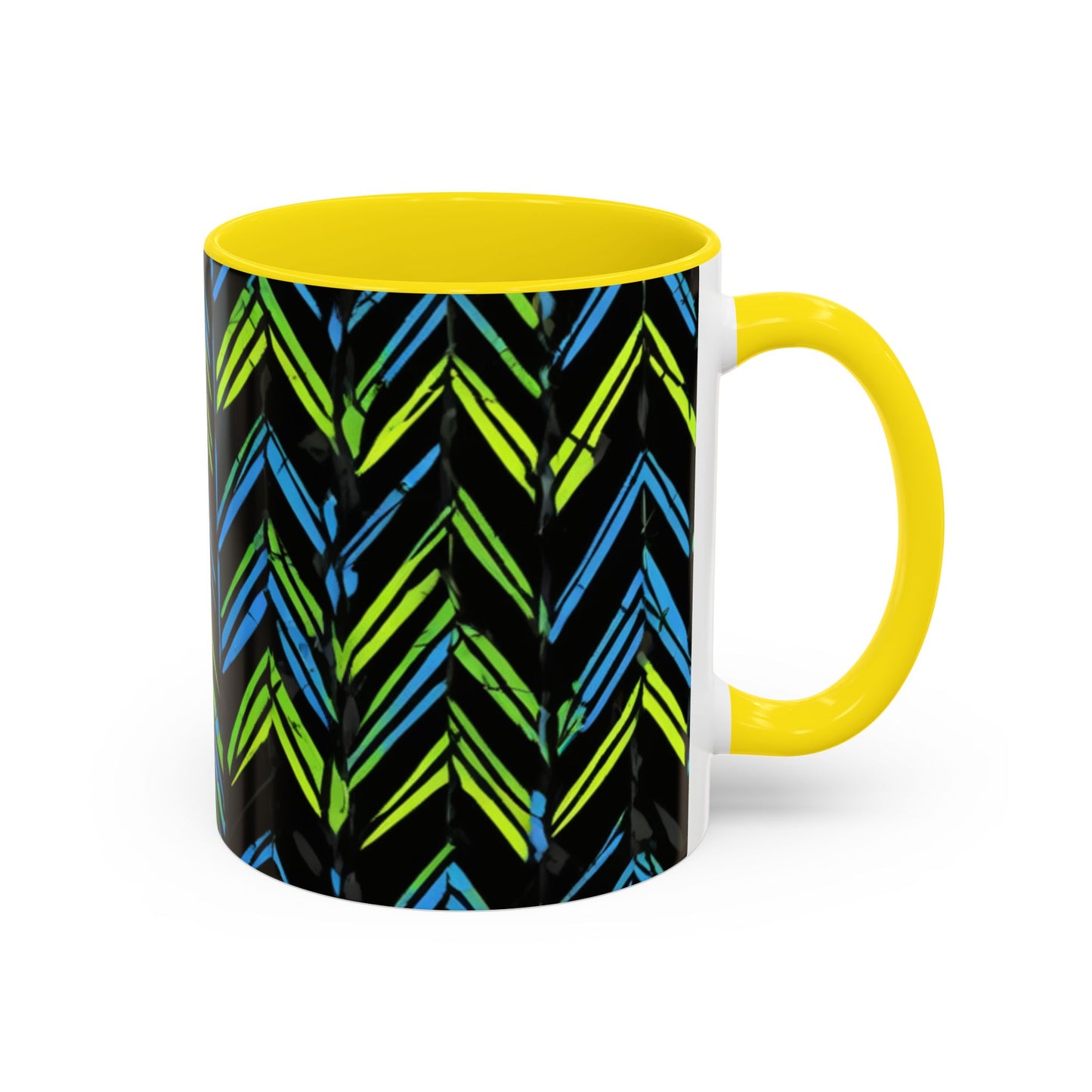 boostlete-mile-by-mile-pattern-chevron-monoline-0051 — Accent Mug 11oz/15oz