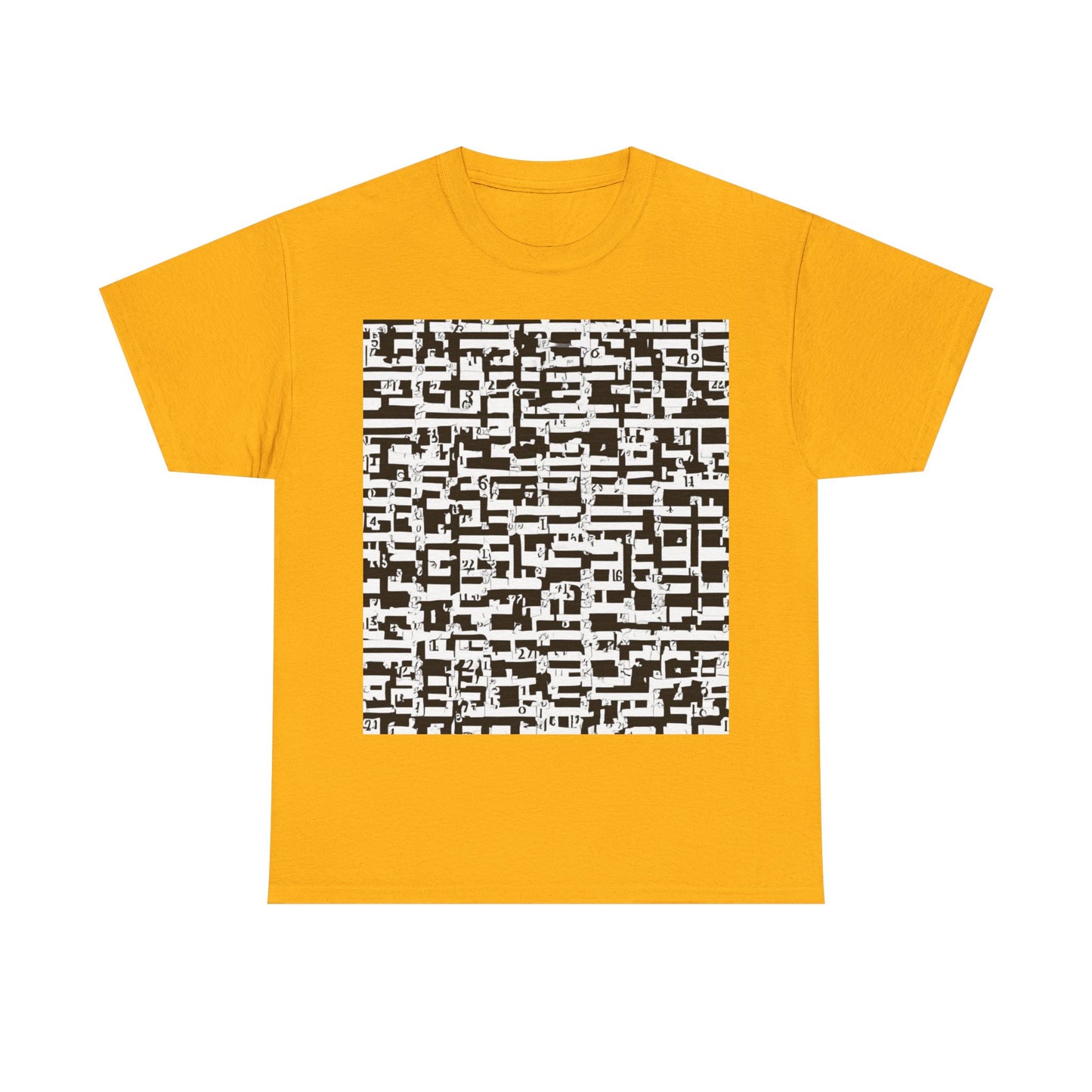 boostlete-iron-intent-pattern-plate-number-badge-0171 — Unisex Heavy Cotton Tee (Gildan 5000)