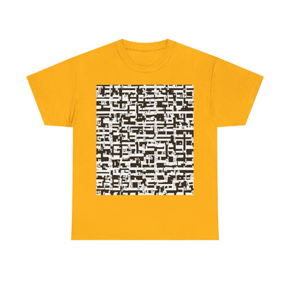 boostlete-iron-intent-pattern-plate-number-badge-0171 — Unisex Heavy Cotton Tee (Gildan 5000)