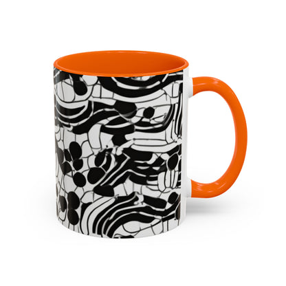 boostlete-rise-grind-pattern-dotted-line-art-0483 — Accent Mug 11/15oz