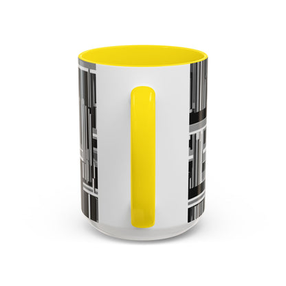 boostlete-recovery-progress-pattern-barcode-isometric-1023 — Accent Mug 11/15oz