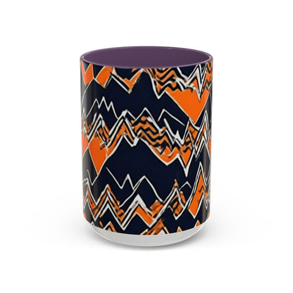 boostlete-headspace-pattern-ekg-industrial-0559 — Accent Mug 11/15oz