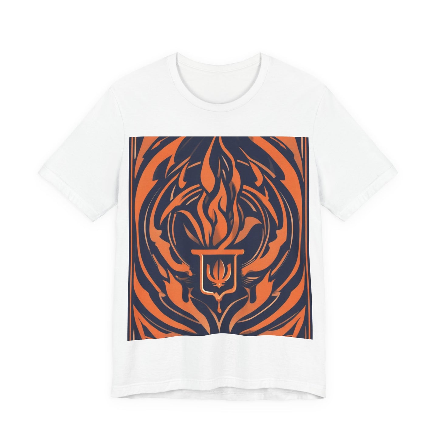 boostlete-quiet-power-icon-flame-duotone-athletic-0158 — Unisex Jersey Short Sleeve (B+C 3001)