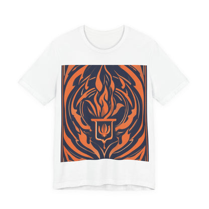 boostlete-quiet-power-icon-flame-duotone-athletic-0158 — Unisex Jersey Short Sleeve (B+C 3001)