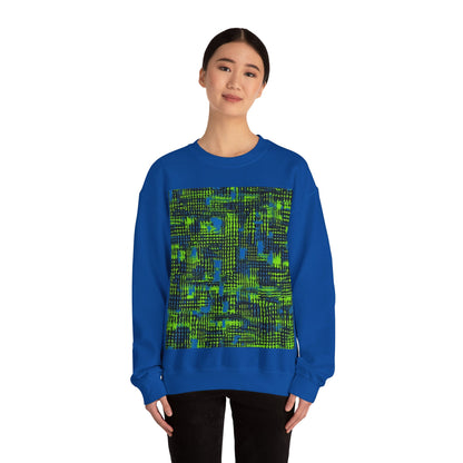 boostlete-pr-season-pattern-audio-industrial-0043 — Unisex Heavy Blend Crewneck Sweatshirt (Gildan)