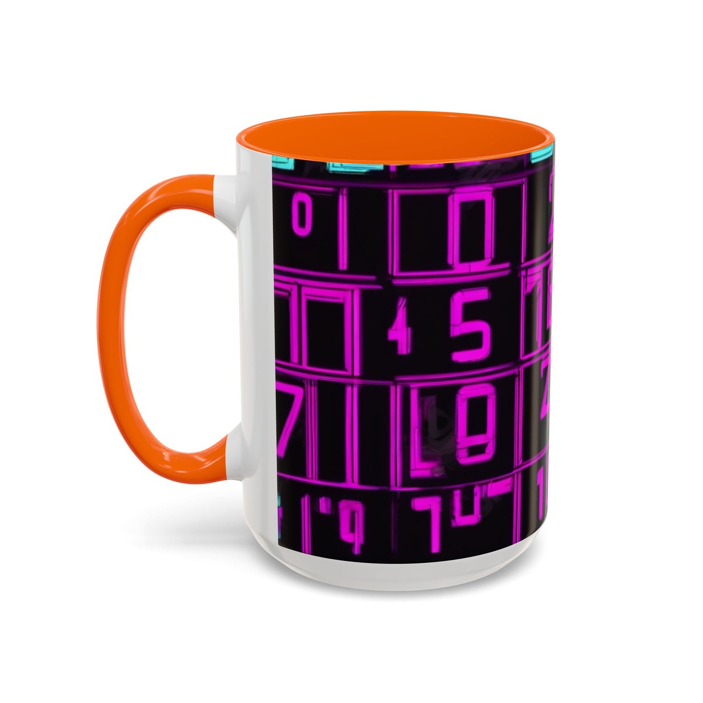 boostlete-iron-intent-pattern-plate-number-retro-0227 — Accent Mug 11oz/15oz